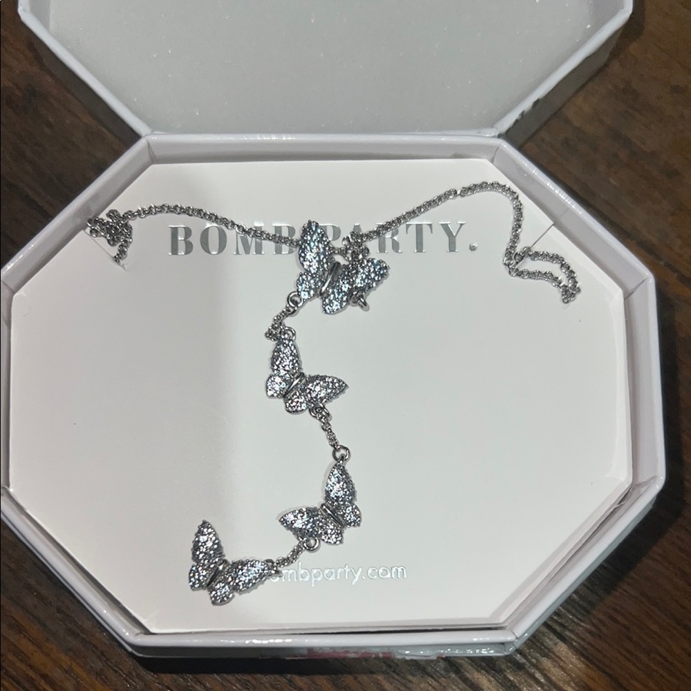 Silver Butterfly Necklace